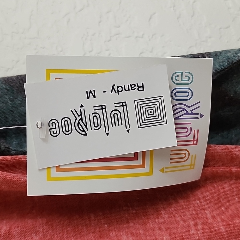 M Red Lularoe Randy - Picture 3 of 4